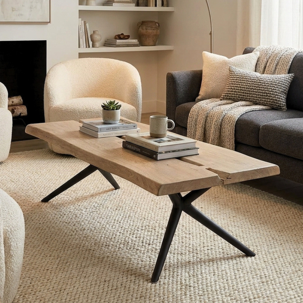LH71 - Solid Live Edge Acacia Coffee Table