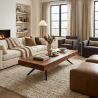 W015 - Solid Acacia Beam Style Coffee Table