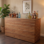 BC13 - Solid Acacia Block Style Bar