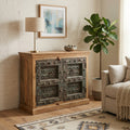 WS110 - Reclaimed Teak Antique 2-Door Cabinet