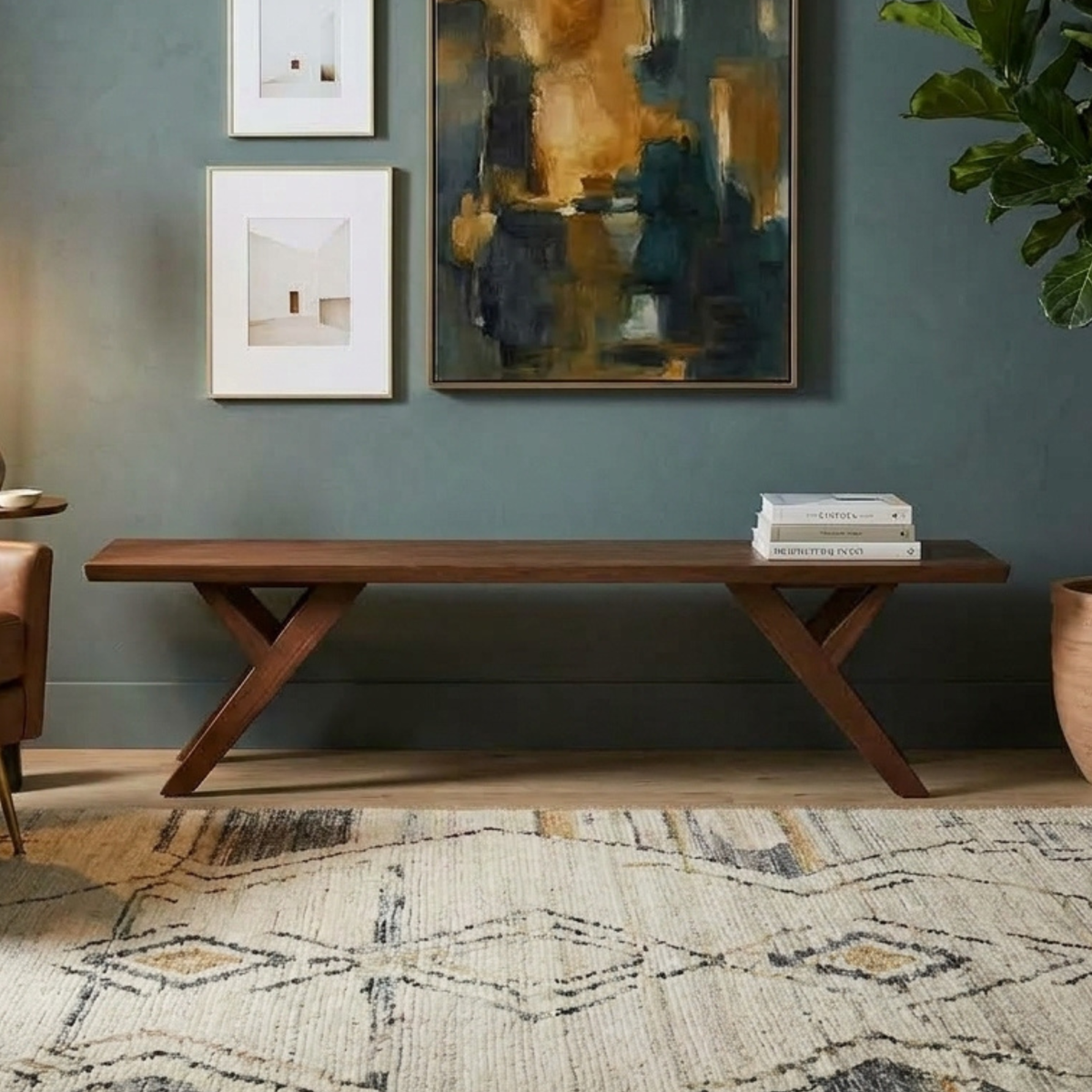 LH34 - Solid Acacia Bench
