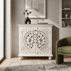 CA03 - Reclaimed Wood Painted Cabinet