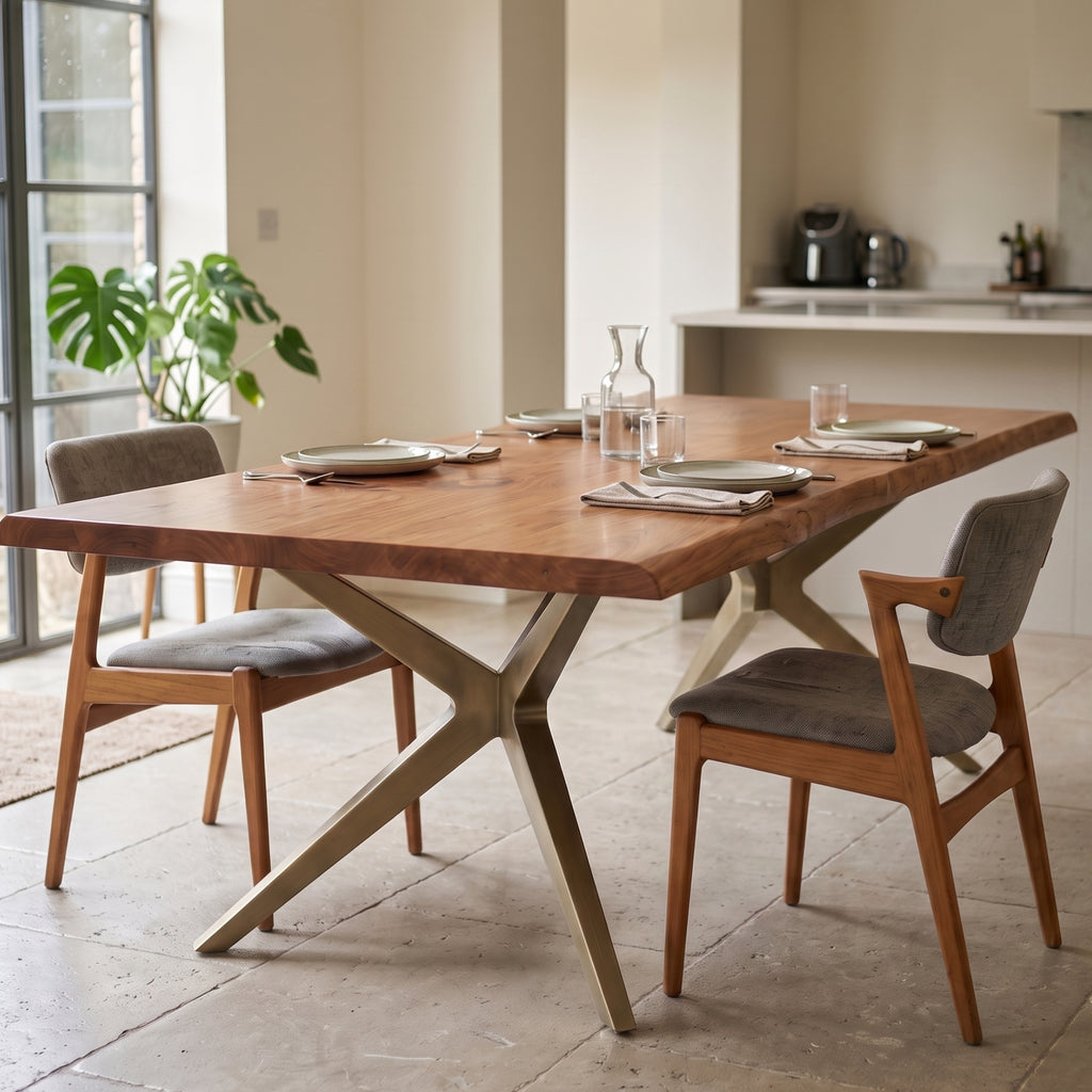 DT05 - Solid Acacia Live Edge Dining Table