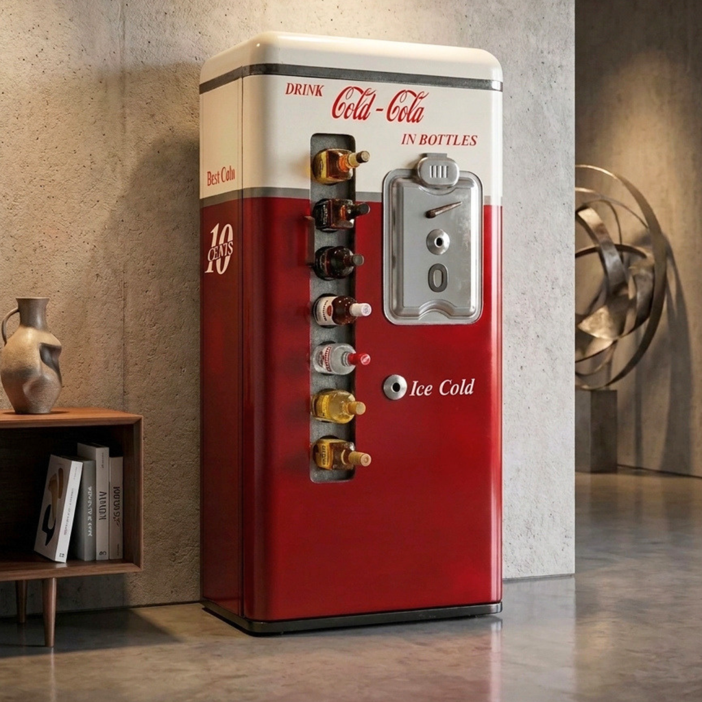 BC12 - Retro Style Coca-Cola Wine Rack Bar