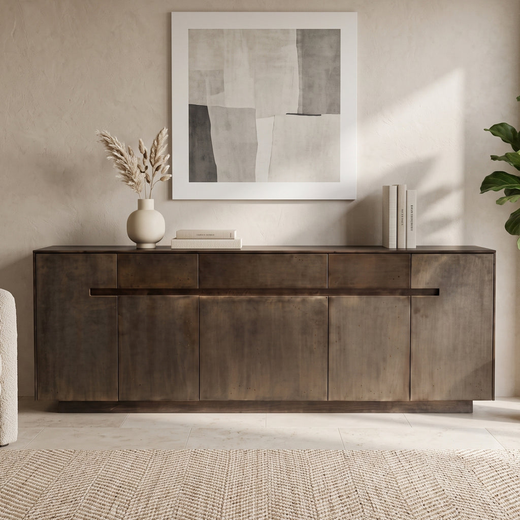 BS17 - Metal Fitted & Wood Buffet