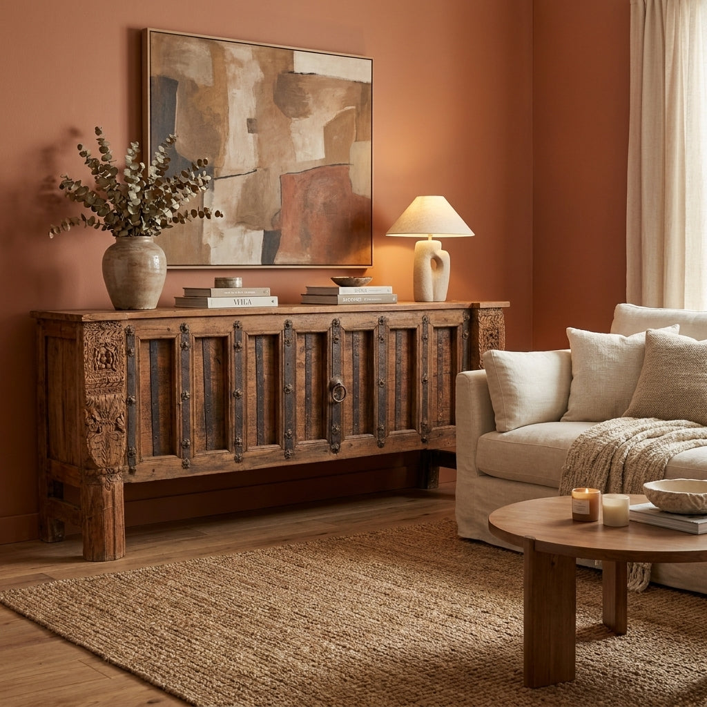 WS70 - Reclaimed Wood Carving & Antique