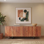 BS24 - Solid Acacia Engraved Buffet