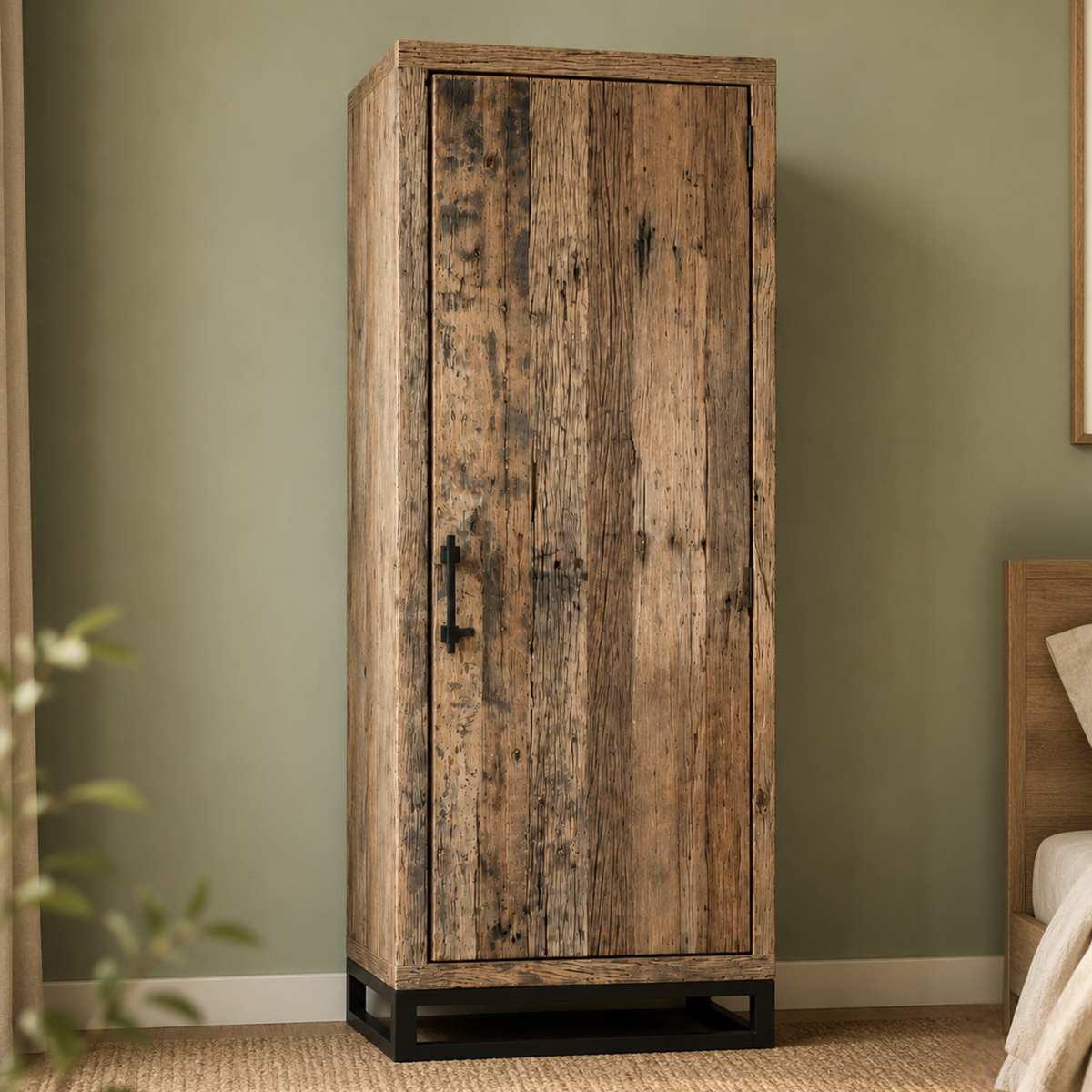 WS125 - Reclaimed Wood Sleeper Armoire