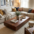 LH19 - Solid Acacia Block Style Coffee Table