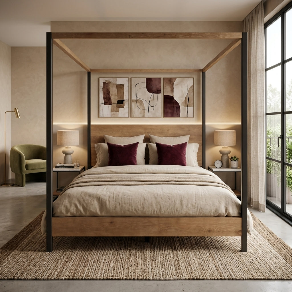 LH76 - Canopy King Bed