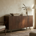 BS09 - Solid Acacia & Metal Base Buffet