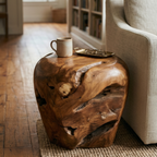 WS212 - Teak Root Stool Free Form