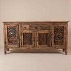 BS18- Solid Reclaimed Wood Antique Tile Buffet