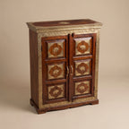 WS139 - Solid Wood Brass-Fitted 2-Door Cabinet