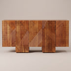 BS01 - Fluted Solid Acacia Buffet