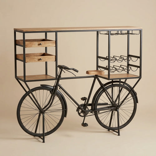 BC15 - Reclaimed Wood Bicycle Bar