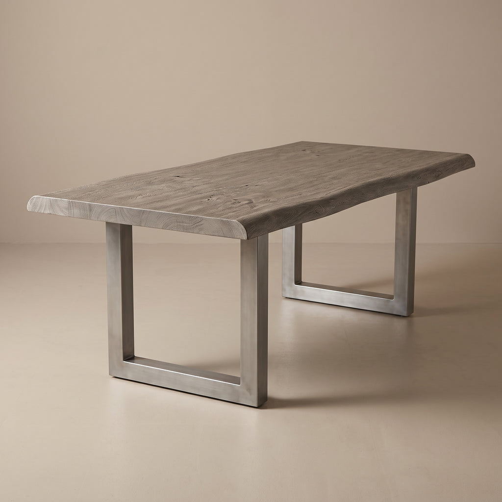 DT10 - Solid Acacia Live Edge Dining Table