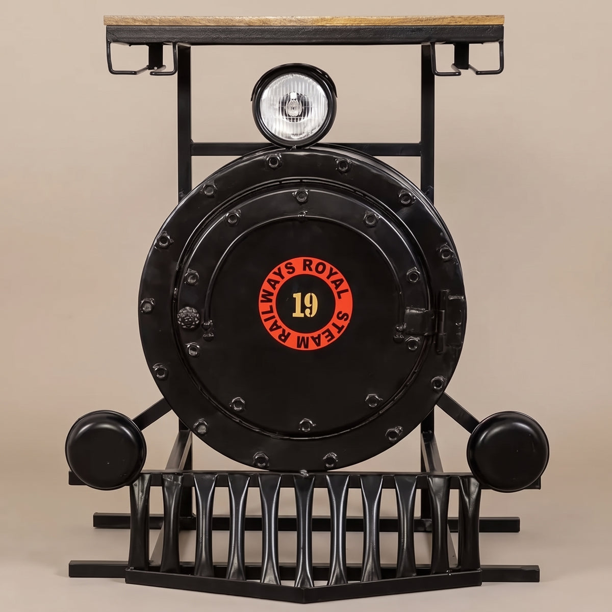 BC23 - Vintage Rail Engine Bar Table