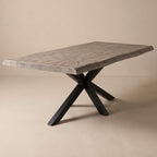 DT01 - Solid Acacia Live Edge Dining Table