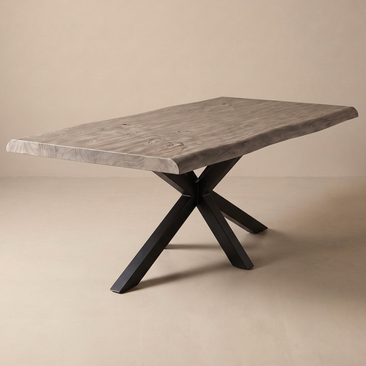 DT01 - Solid Acacia Live Edge Dining Table