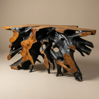 WS4B - Teak Root with Black Stain