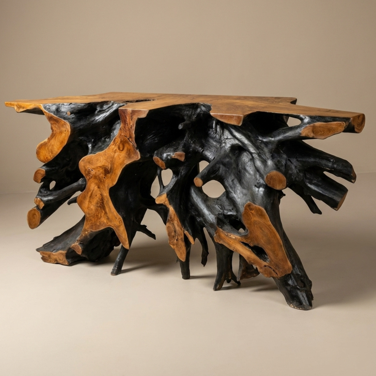 WS4B - Teak Root with Black Stain