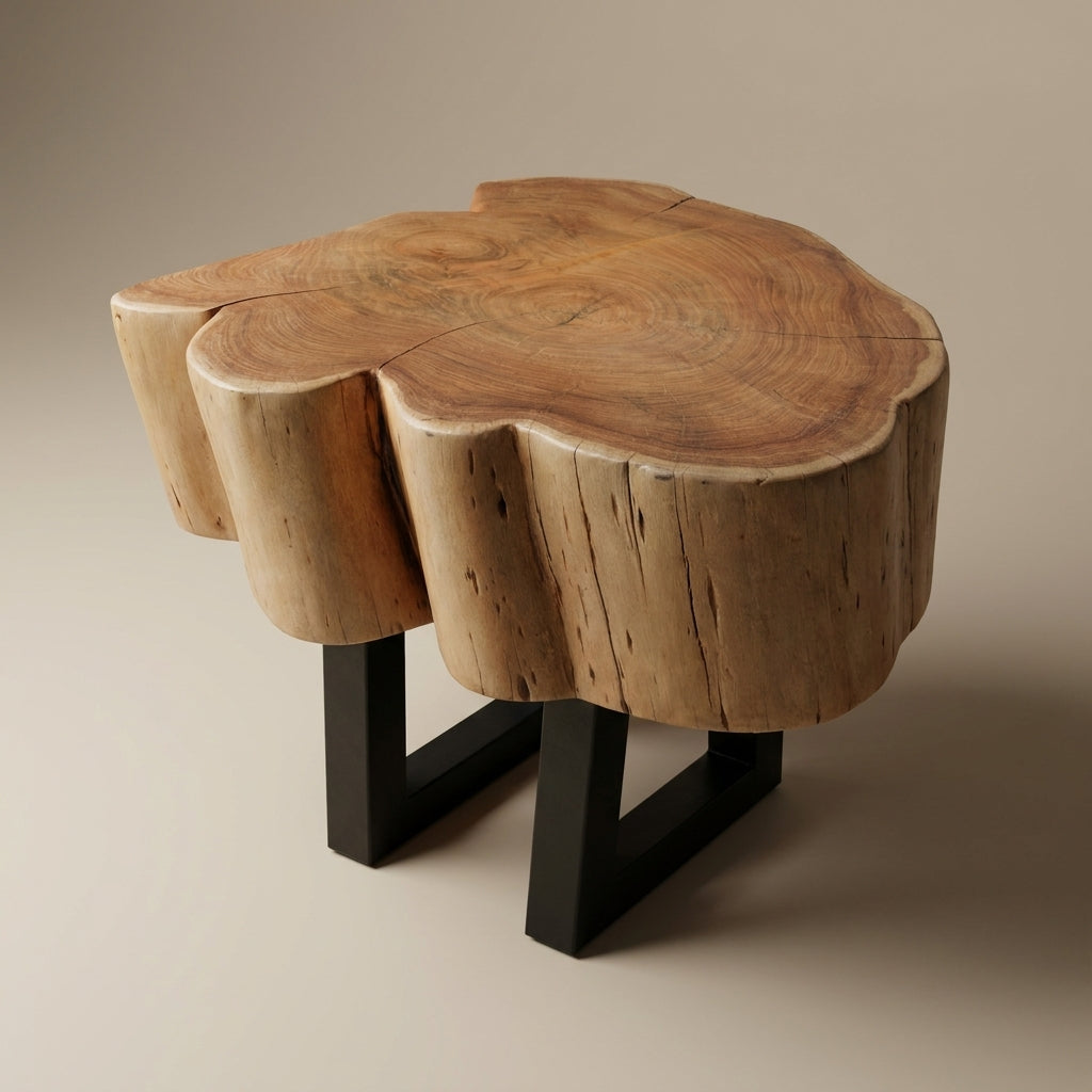 LH115 - Solid Acacia Free Form Coffee Table
