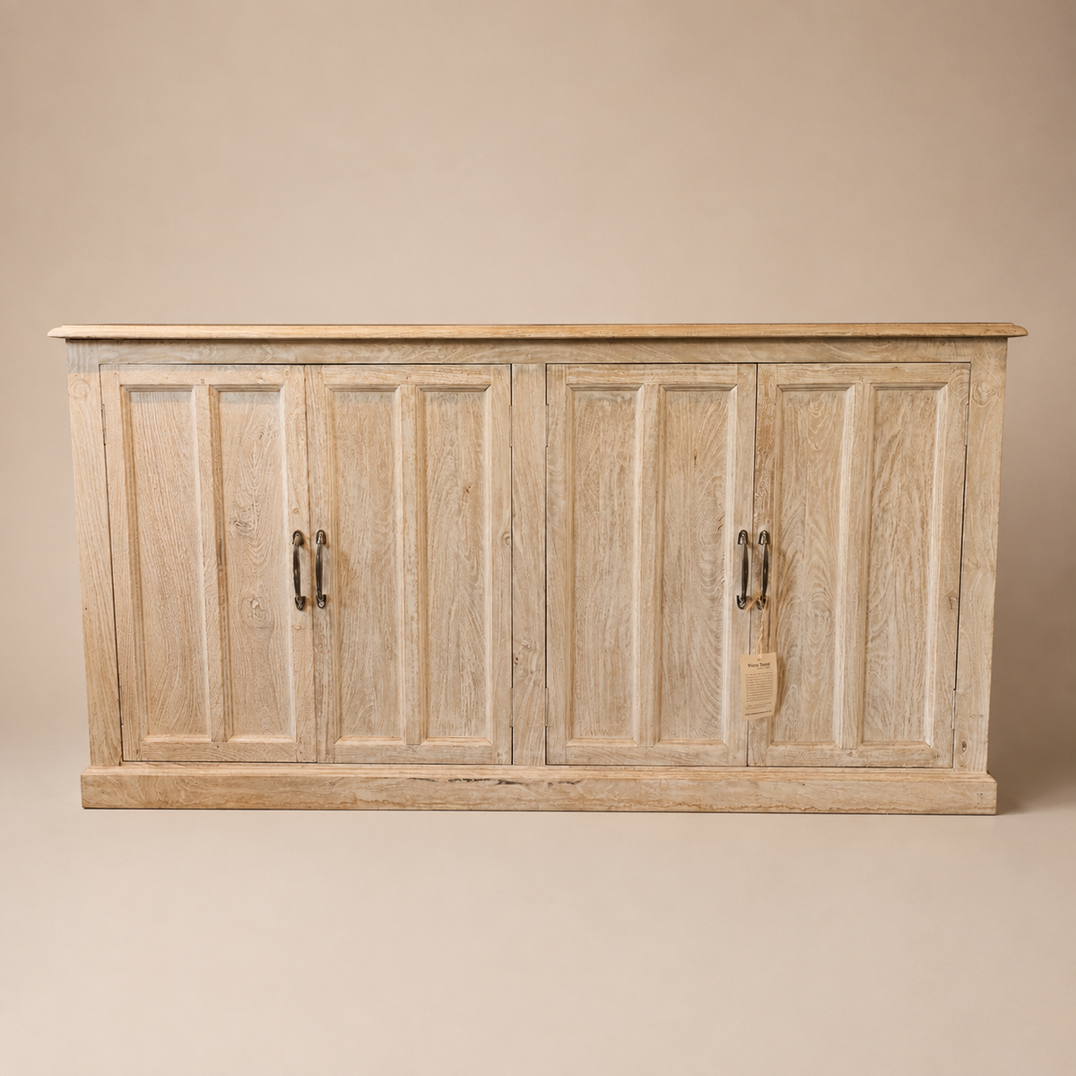 BS04 - White Wash Solid Wood Buffet