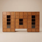 BS07 - Solid Acacia with Glass Buffet