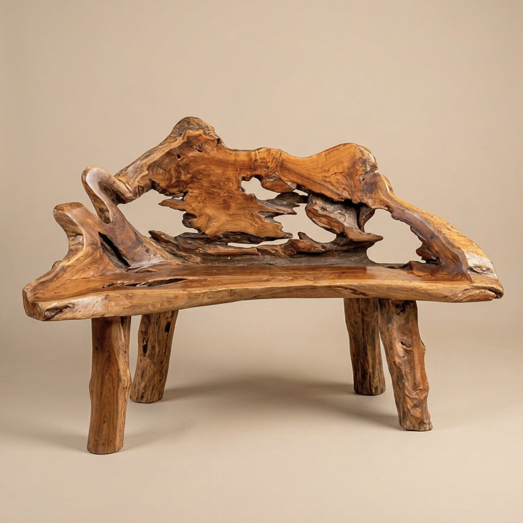 WS152 - Teak Root 4 Seats