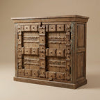WS246 - Reclaimed Wood Antique 2-Door Cabinet