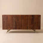 BS09 - Solid Acacia & Metal Base Buffet