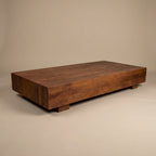 LH19 - Solid Acacia Block Style Coffee Table