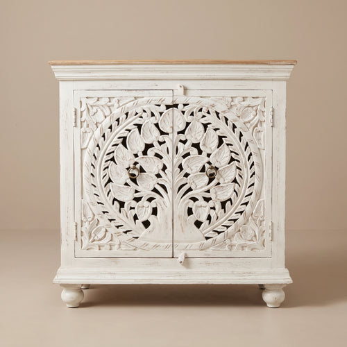 CA03 - Reclaimed Wood Painted Cabinet