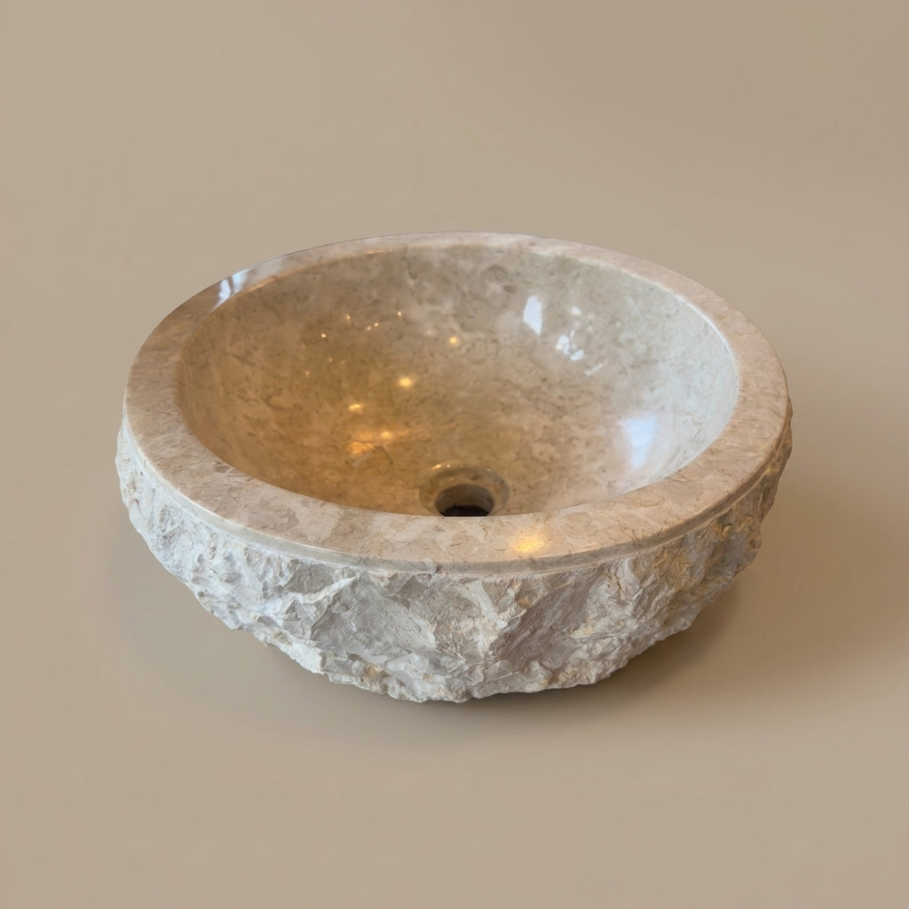 WS41S1 - White Marble Sink