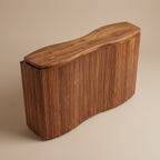 BC05 - Solid Acacia Fluted Style Bar