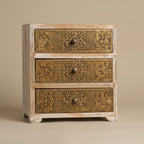 WB1 - Decorative 3-Drawer Wooden Storage Chest