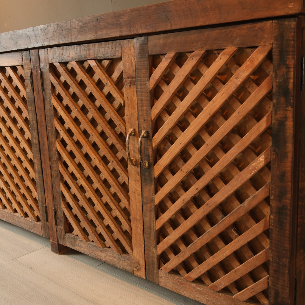 BS13 - Reclaimed Wood Slat Style Buffet