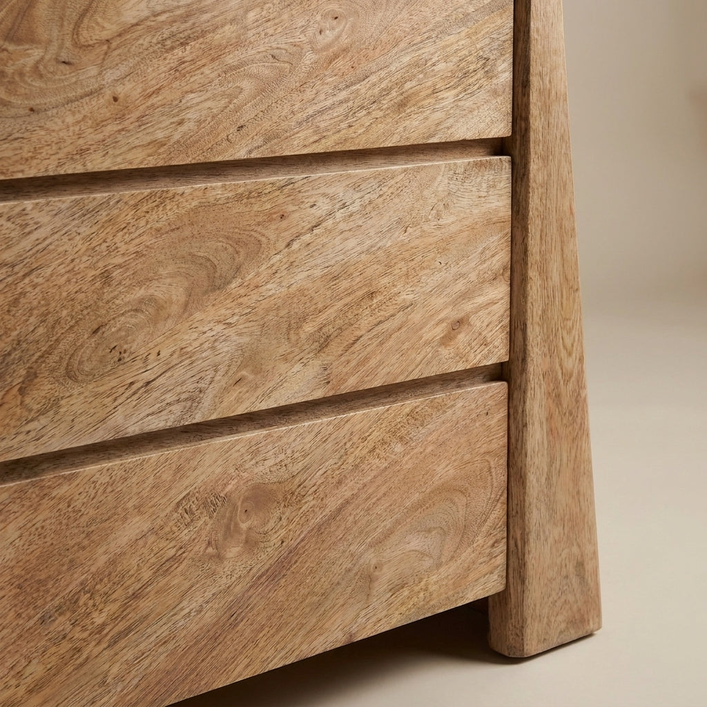 LH38 - Solid Acacia 6 Drawer Dresser