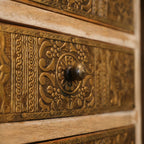 WB1 - Decorative 3-Drawer Wooden Storage Chest