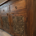 BS25 - Reclaimed Wood and Metal Buffet