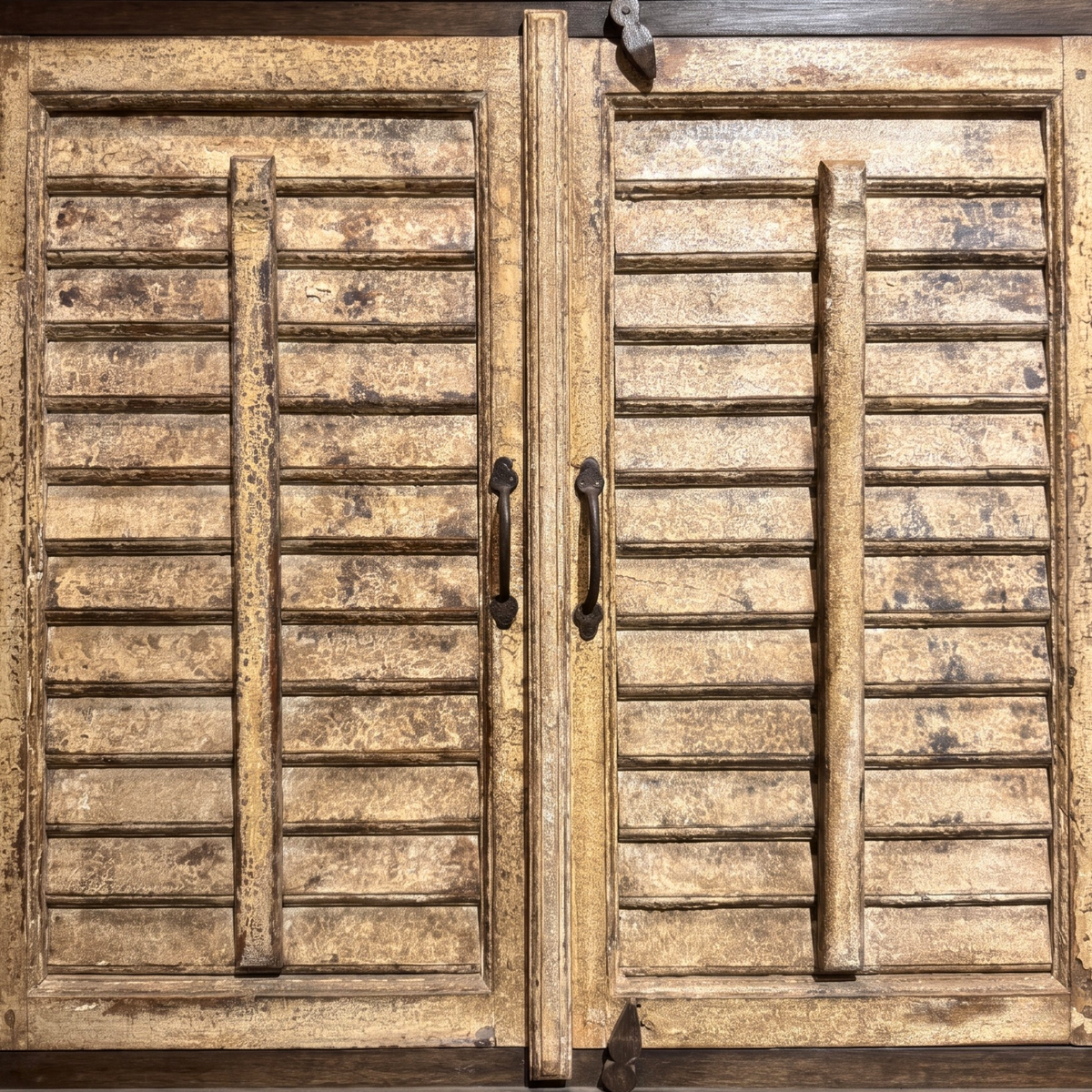 BS10 - Reclaimed Wood Shutter Style Buffet