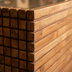 BC13 - Solid Acacia Block Style Bar