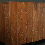 BS24 - Solid Acacia Engraved Buffet