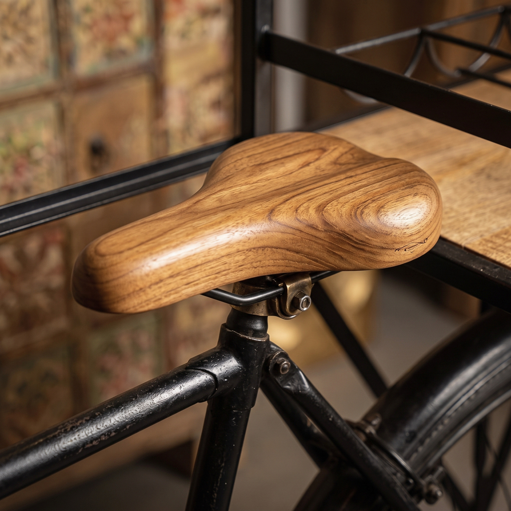 BC15 - Reclaimed Wood Bicycle Bar