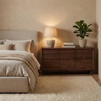 LH86 - Solid Acacia 6 Drawer Dresser