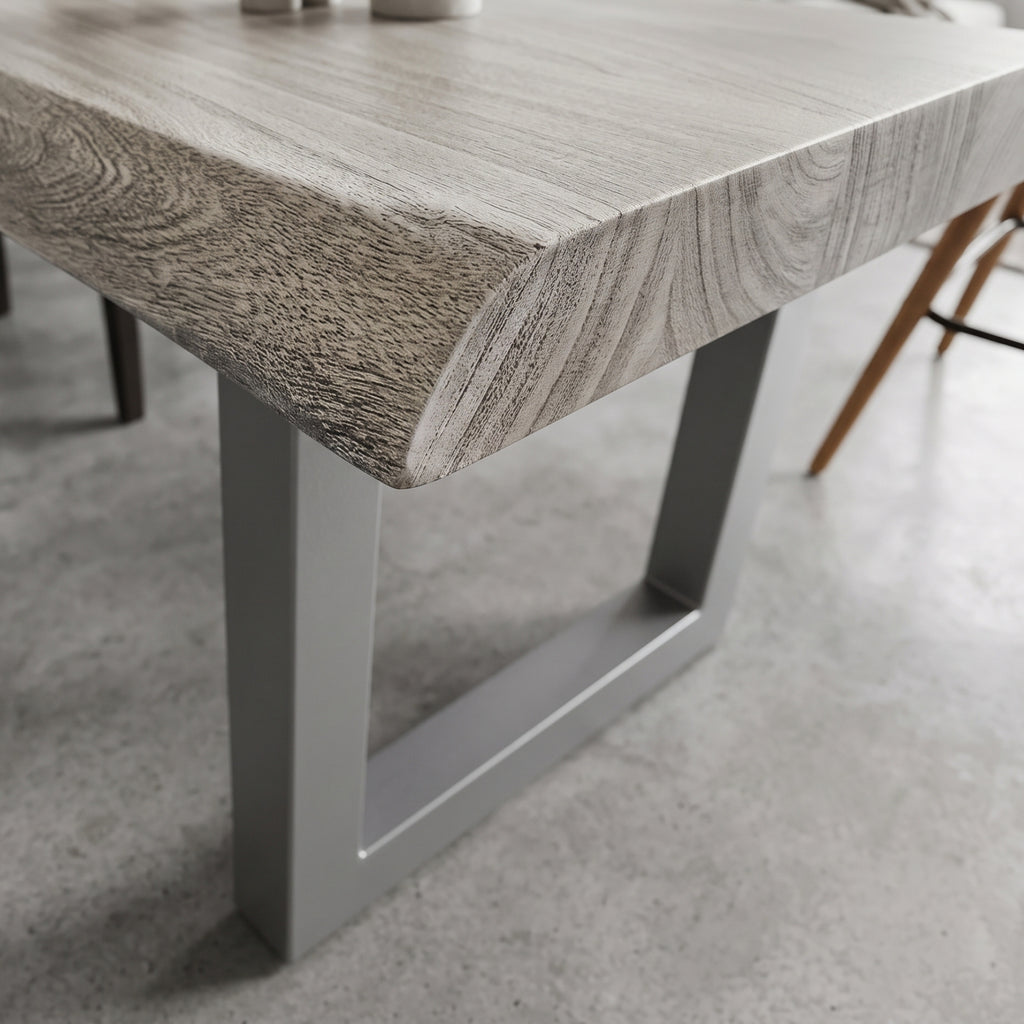 DT10 - Solid Acacia Live Edge Dining Table