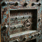 WS110 - Reclaimed Teak Antique 2-Door Cabinet