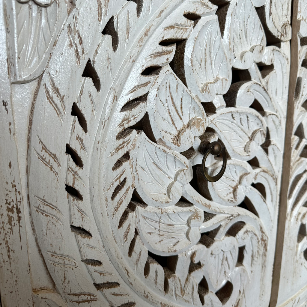 CA03 - Reclaimed Wood Painted Cabinet