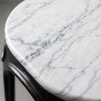 WS11 - Marble Top on Metal Legs Counter Stool